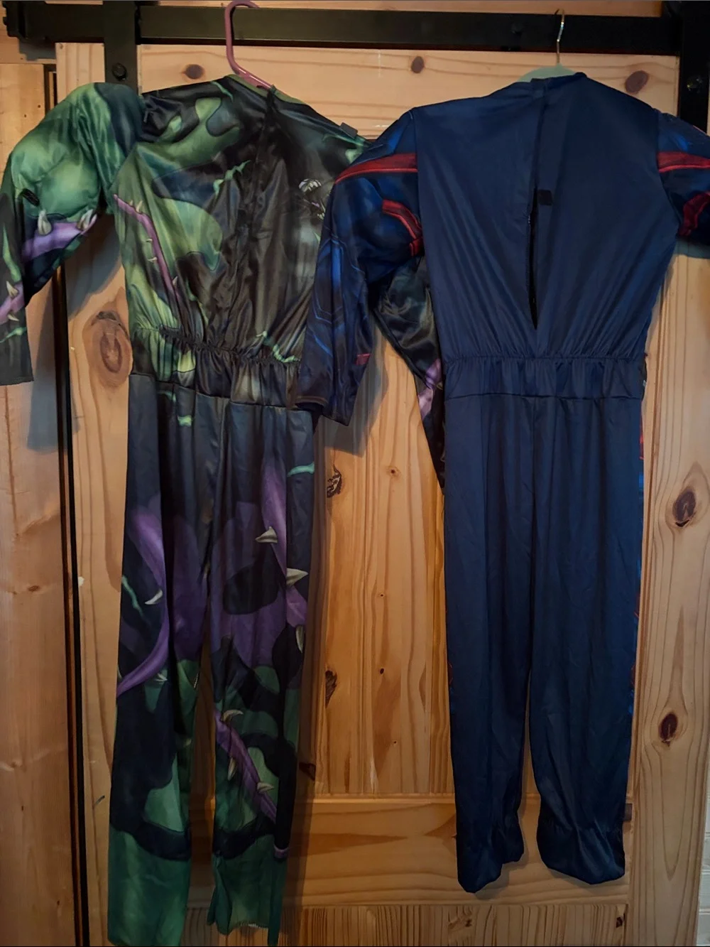 Rubie's Captain America & Hulk Muscle Costumes - Blue & Green no mask